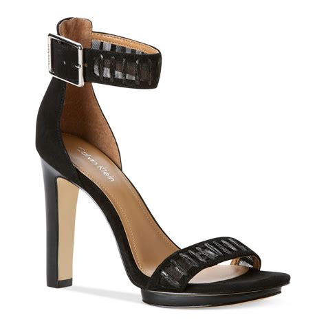 calvin klein sandal heels|calvin klein heels for women.